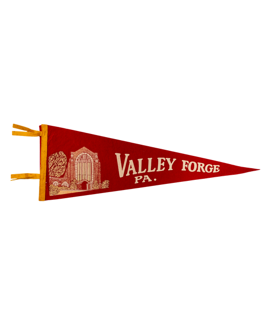 Vintage Pennant- Valley Forge, Pennsylvania