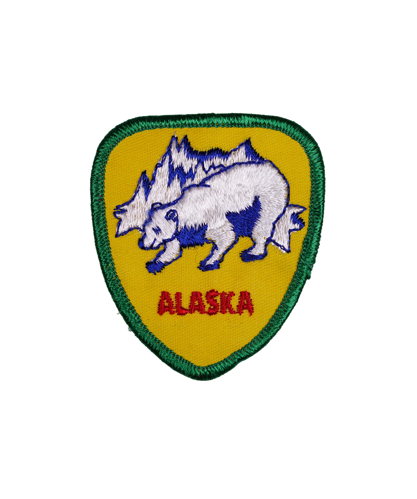 Vintage Alaska Embroidered Patch