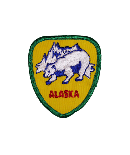 Vintage Alaska Embroidered Patch