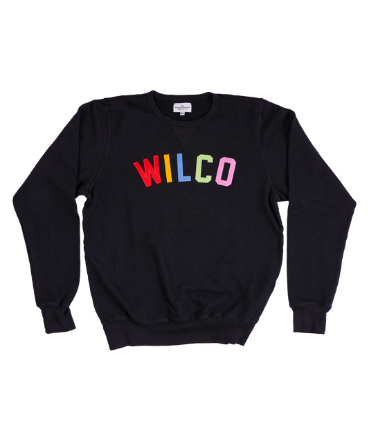 Wilco Black Stitched Sweater • Wilco x Oxford Pennant
