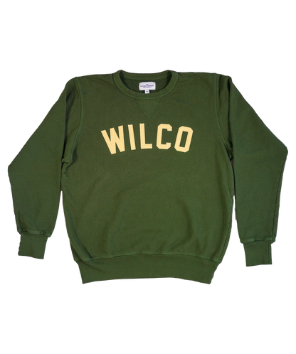 Wilco Green Stitched Sweater • Wilco x Oxford Pennant