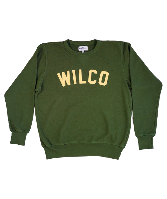 Wilco Green Stitched Sweater • Wilco x Oxford Pennant
