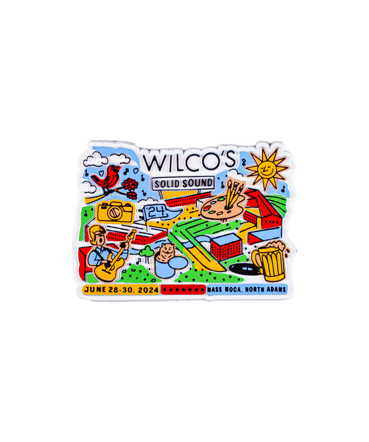 Wilco's Solid Sound 2024 City Magnet • Wilco x Oxford Pennant