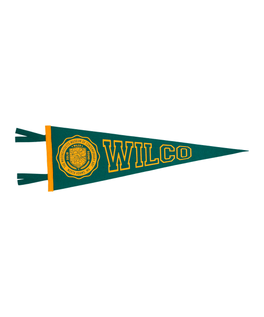 Wilco MASS MoCA North Adams, MA Pennant • Wilco x Oxford Pennant