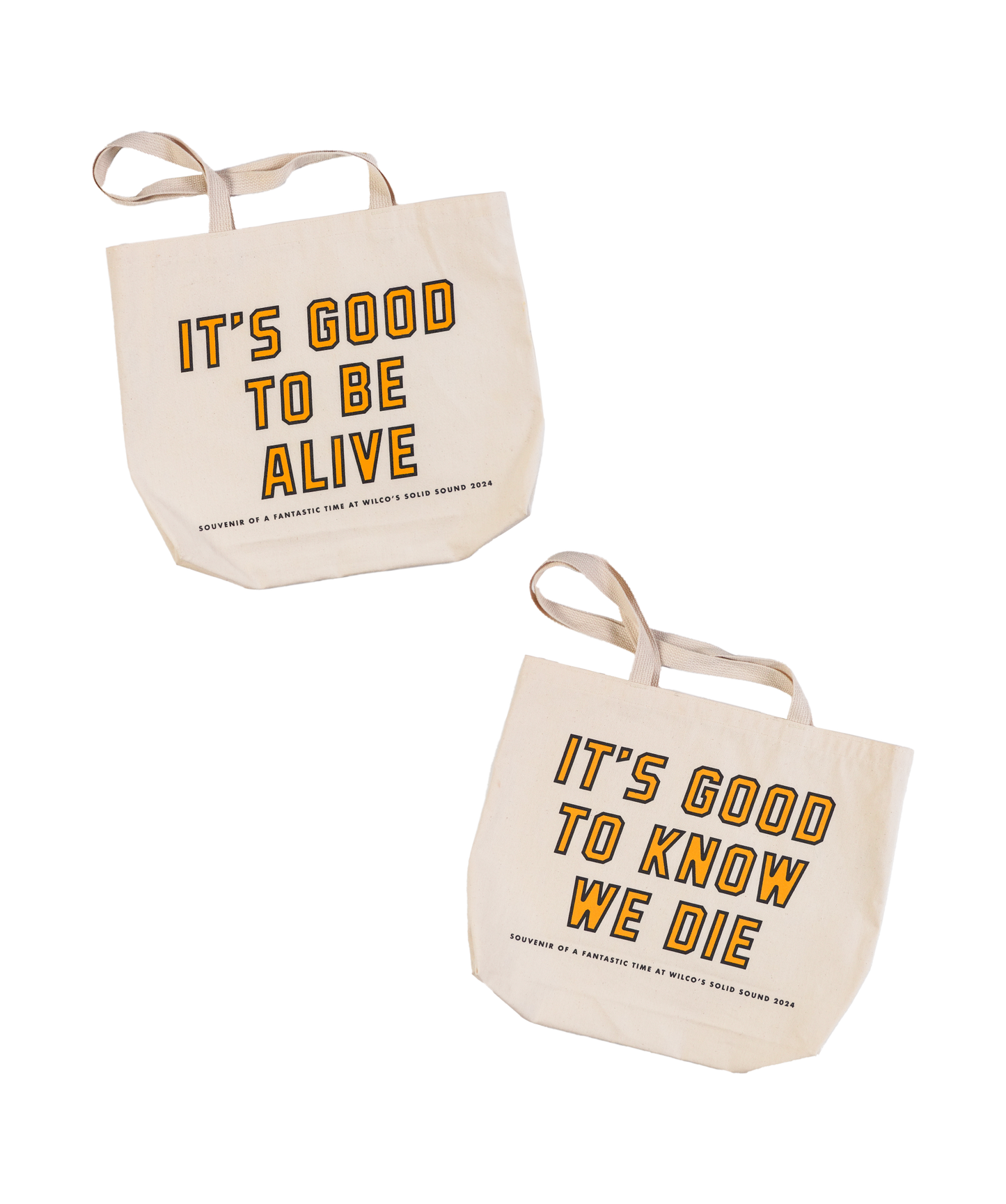 It's Good To Be Alive / It's Good To Know We Die Tote Bag • Wilco x Oxford Pennant