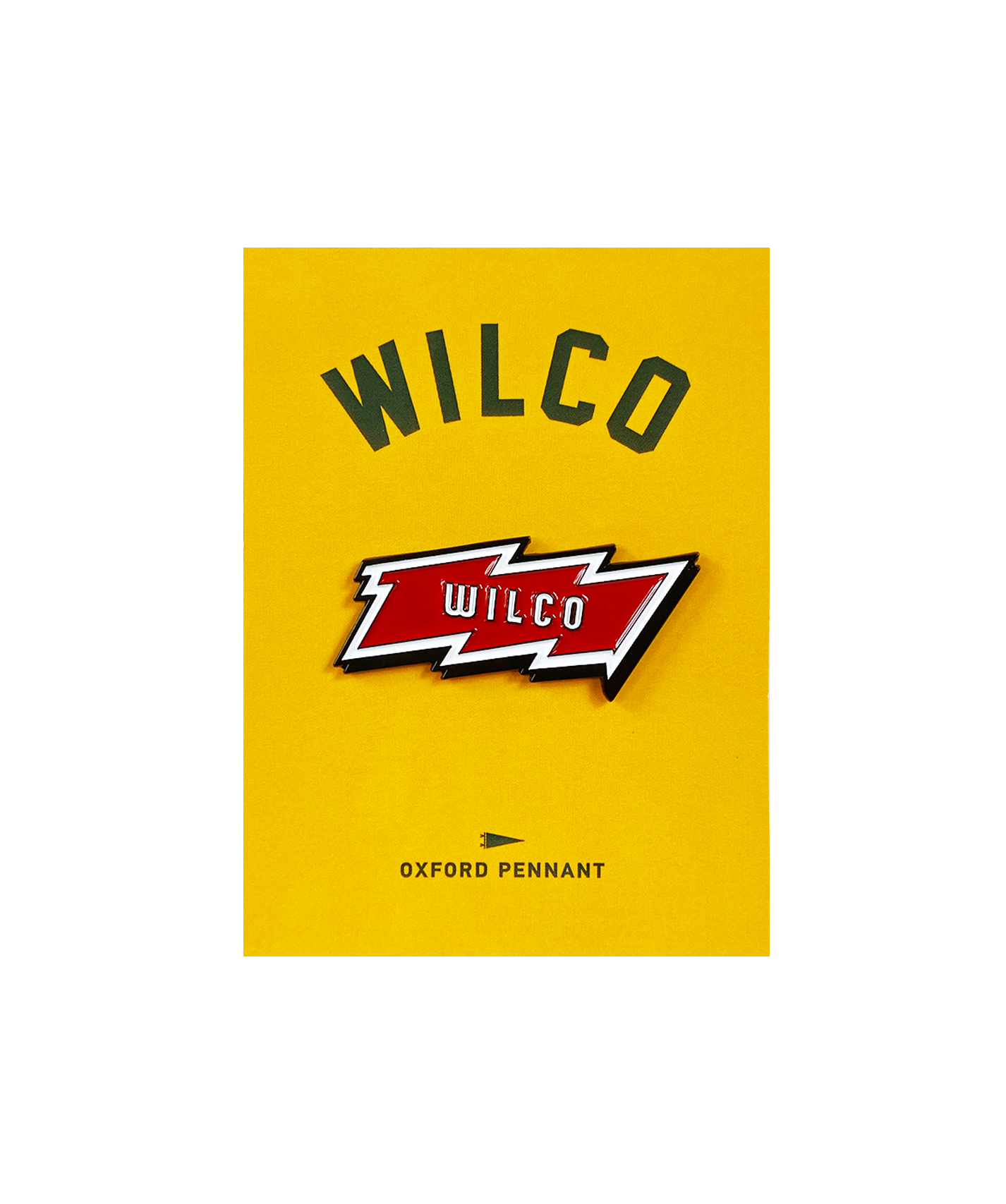 Wilco Sprague Electric Enamel Pin • Wilco x Oxford Pennant