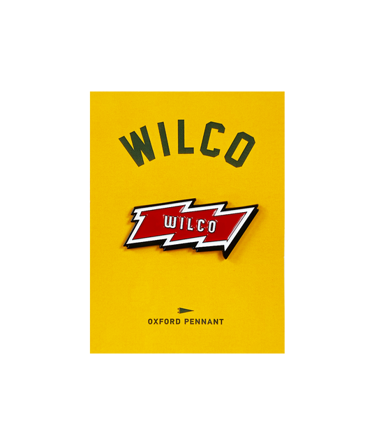 Wilco Sprague Electric Enamel Pin • Wilco x Oxford Pennant