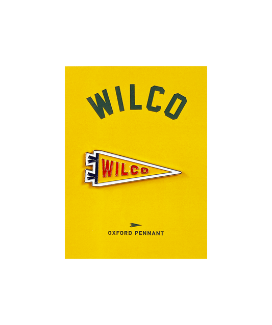 Wilco Pennant Enamel Pin • Wilco x Oxford Pennant