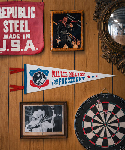 Willie Nelson for President Pennant • Willie Nelson x Oxford Pennant