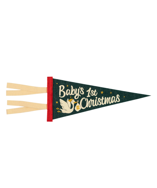 Baby's 1st Christmas Mini Pennant