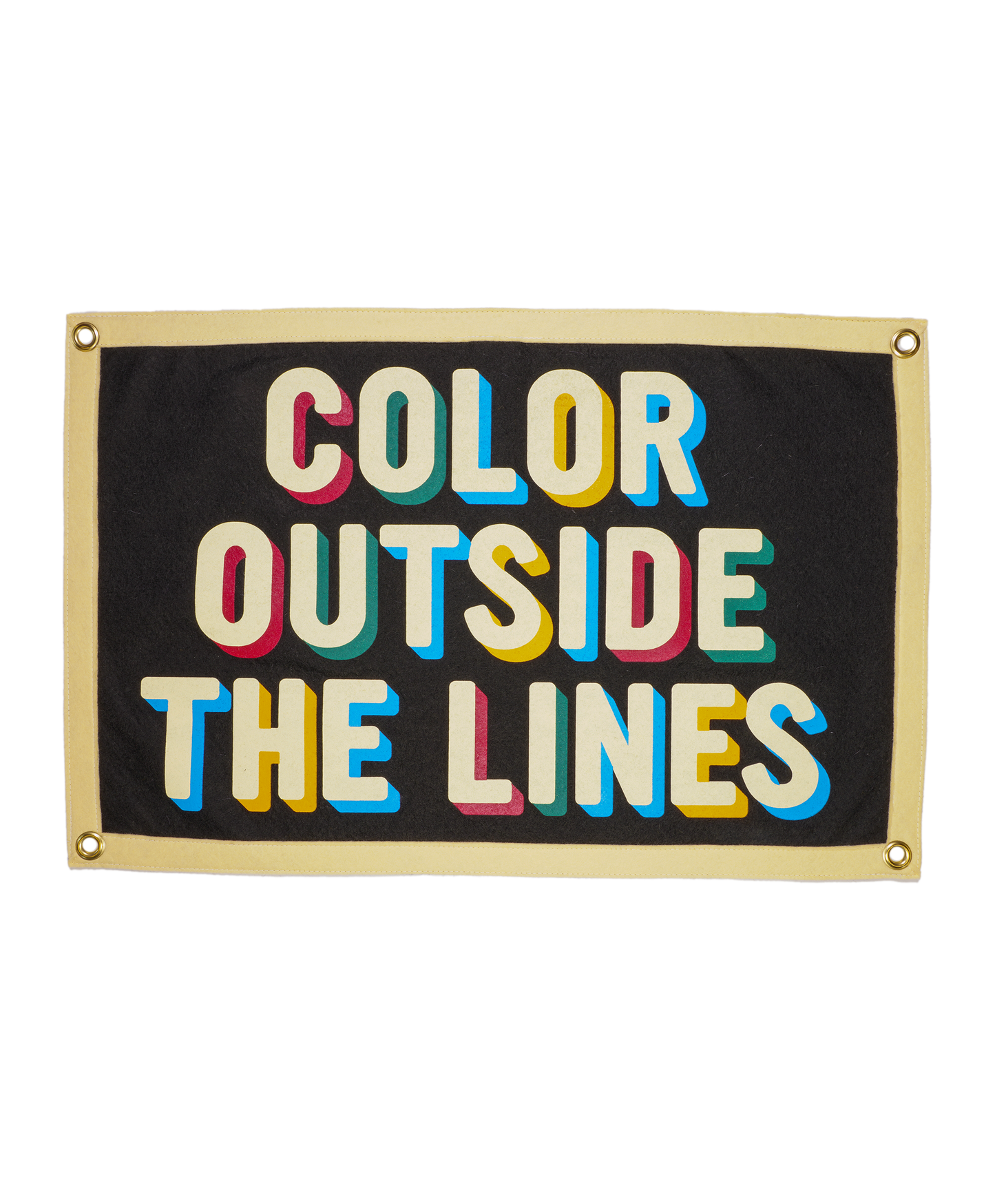 Color Outside The Lines Camp Flag