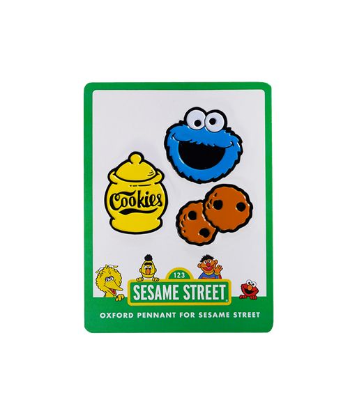 Cookie Monster Pin Set • Sesame Street x Oxford Pennant