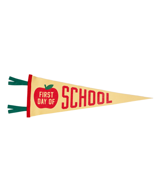 First Day Of School Pennant