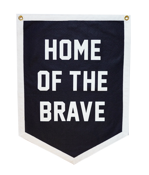 Home of the Brave Camp Flag