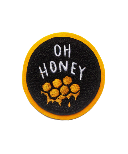 Oh Honey Chenille Patch