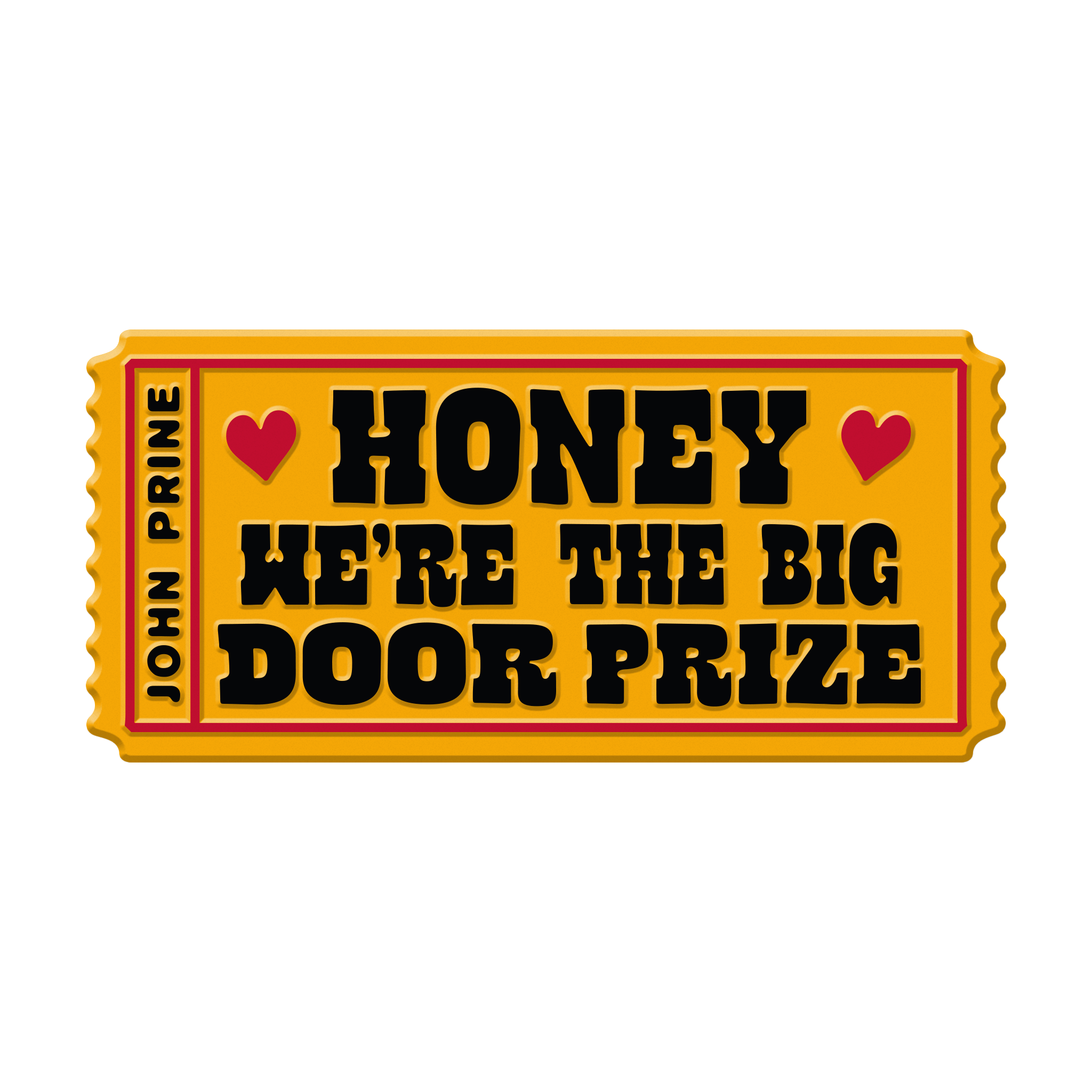 We’re the Big Door Prize Molded Magnet | John Prine x Oxford Pennant