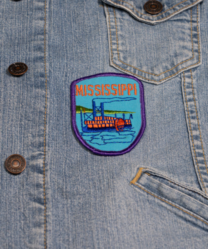 Vintage Mississippi Embroidered Patch
