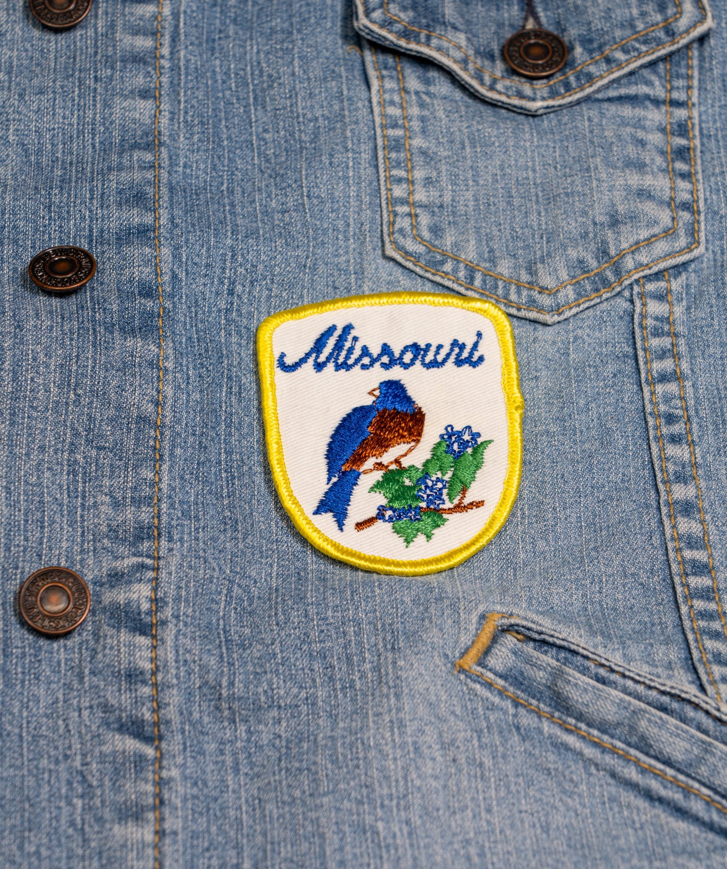 Vintage Missouri Embroidered Patch