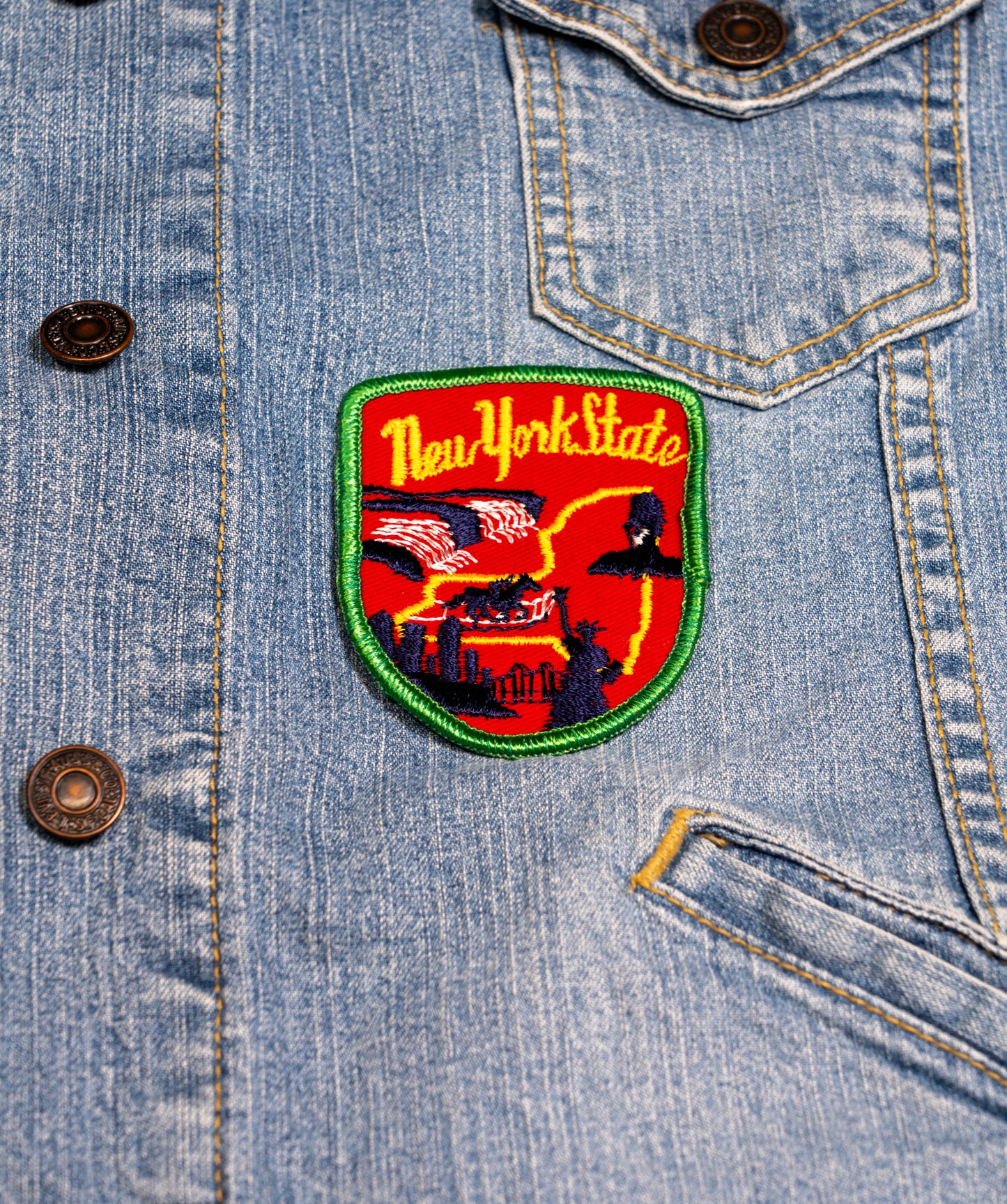 Vintage New York Embroidered Patch