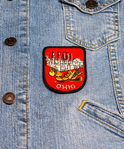 Vintage Ohio Embroidered Patch