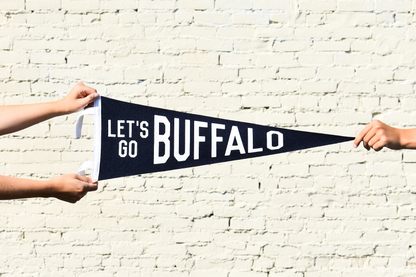 Let's Go Buffalo Pennant