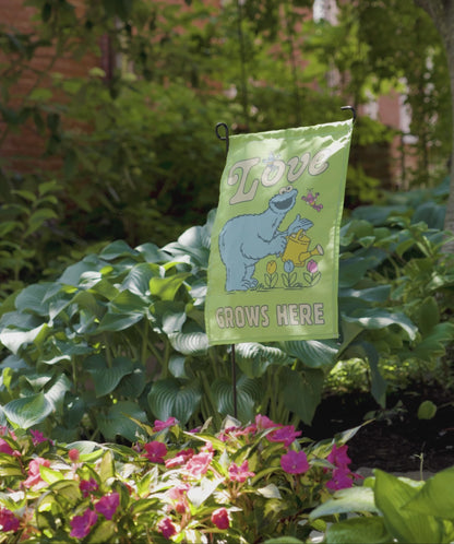 Love Grows Here Garden Flag  • Sesame Street x Oxford Pennant