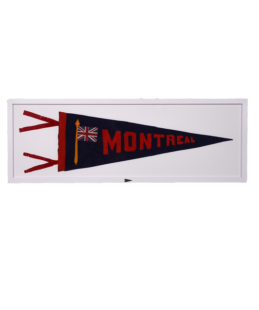 Vintage Montreal Framed Pennant