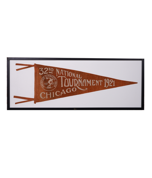 Vintage 32nd National Tournament, American Gymnastic Union- Framed