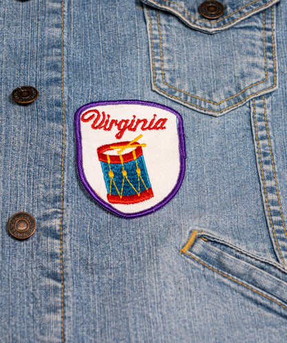 Vintage Virginia Embroidered Patch