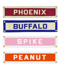 6"x28" Cut-And-Sewn Single Line Banner