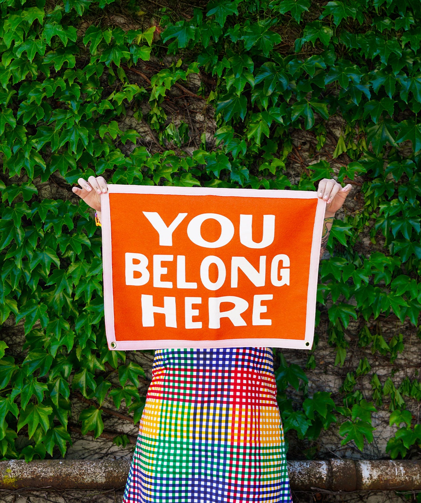 You Belong Here Camp Flag