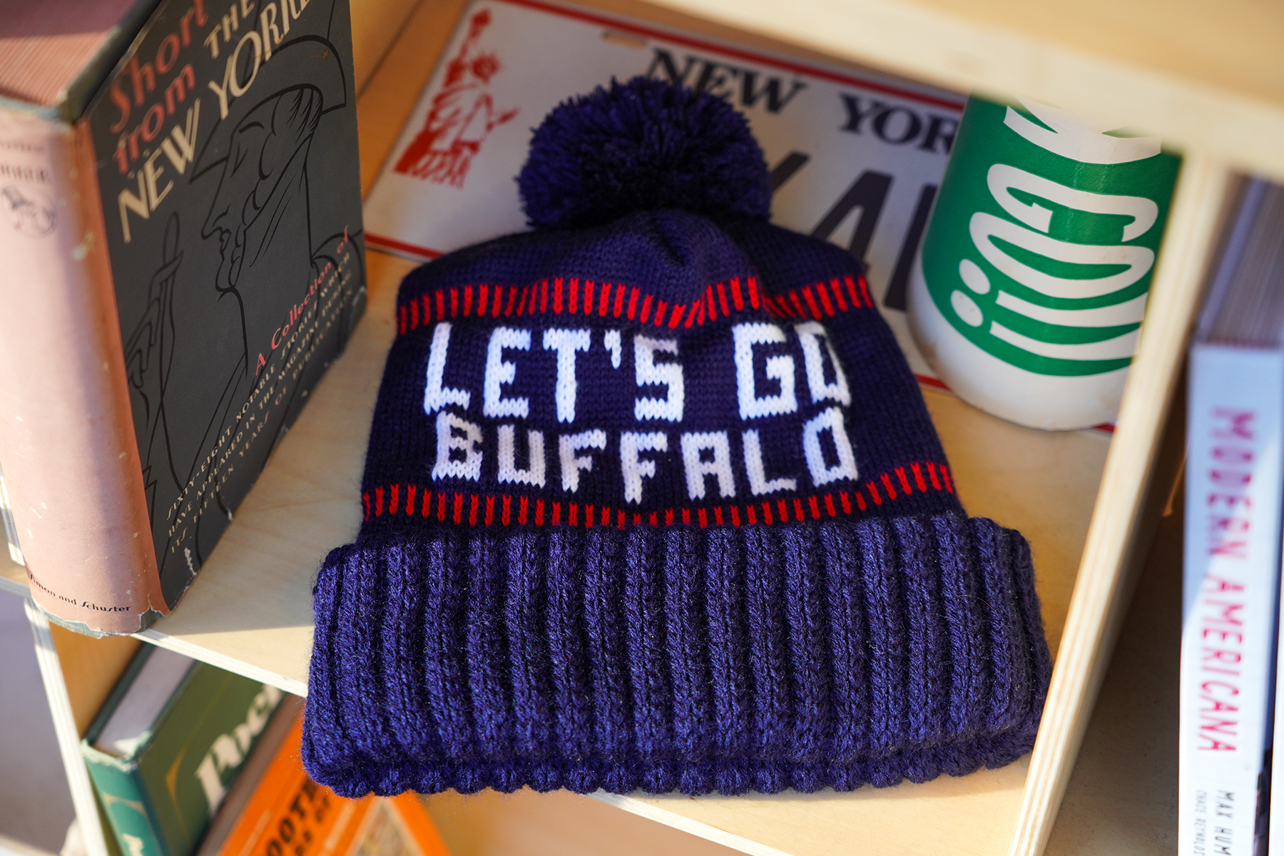 Let's Go Buffalo Knit Hat