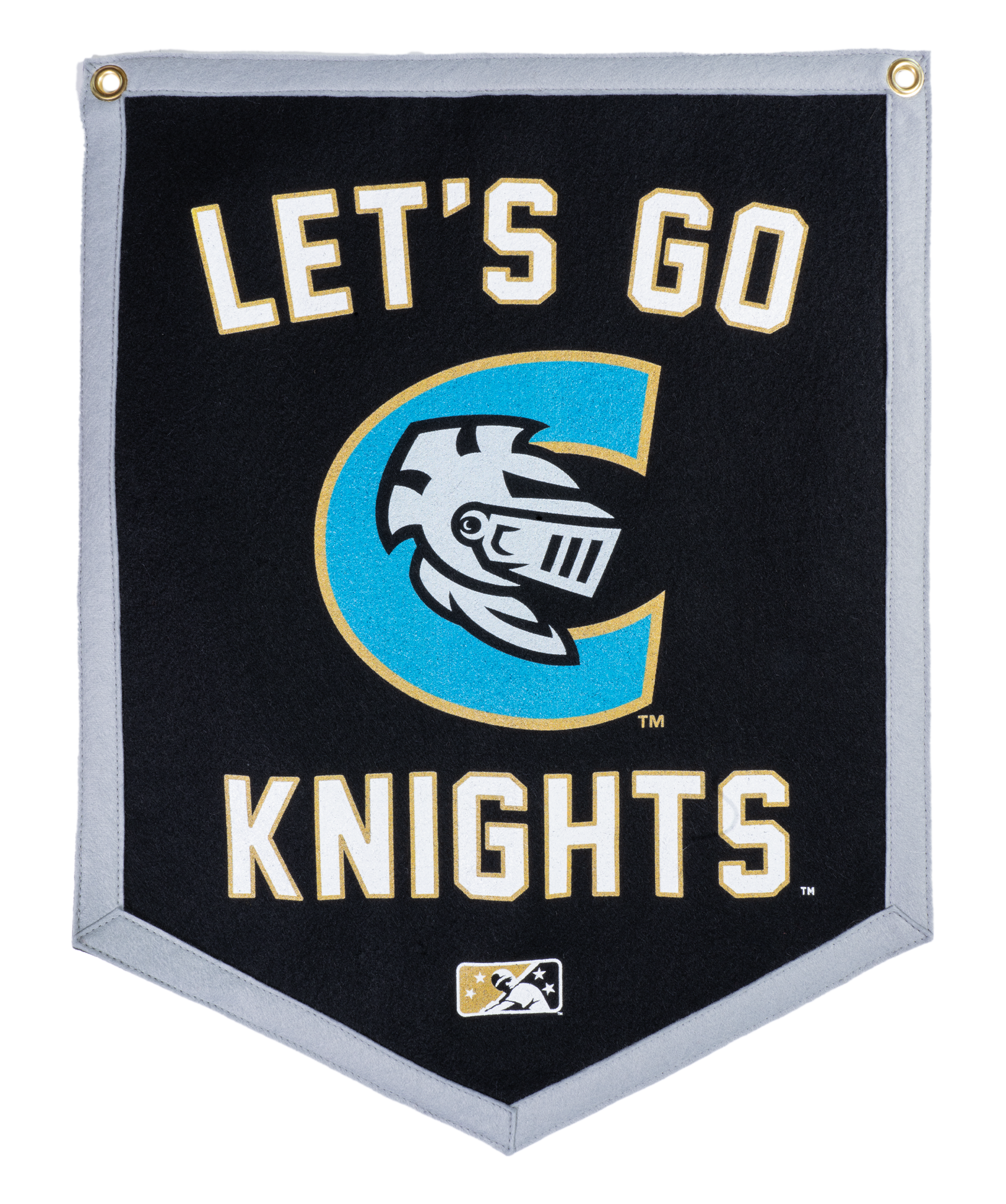 Let's Go Knights Camp Flag | MiLB x Oxford Pennant