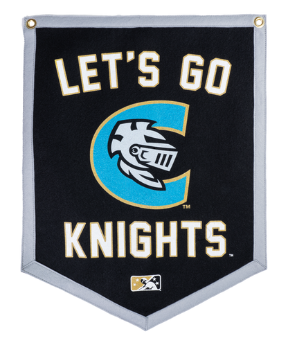 Let's Go Knights Camp Flag | MiLB x Oxford Pennant