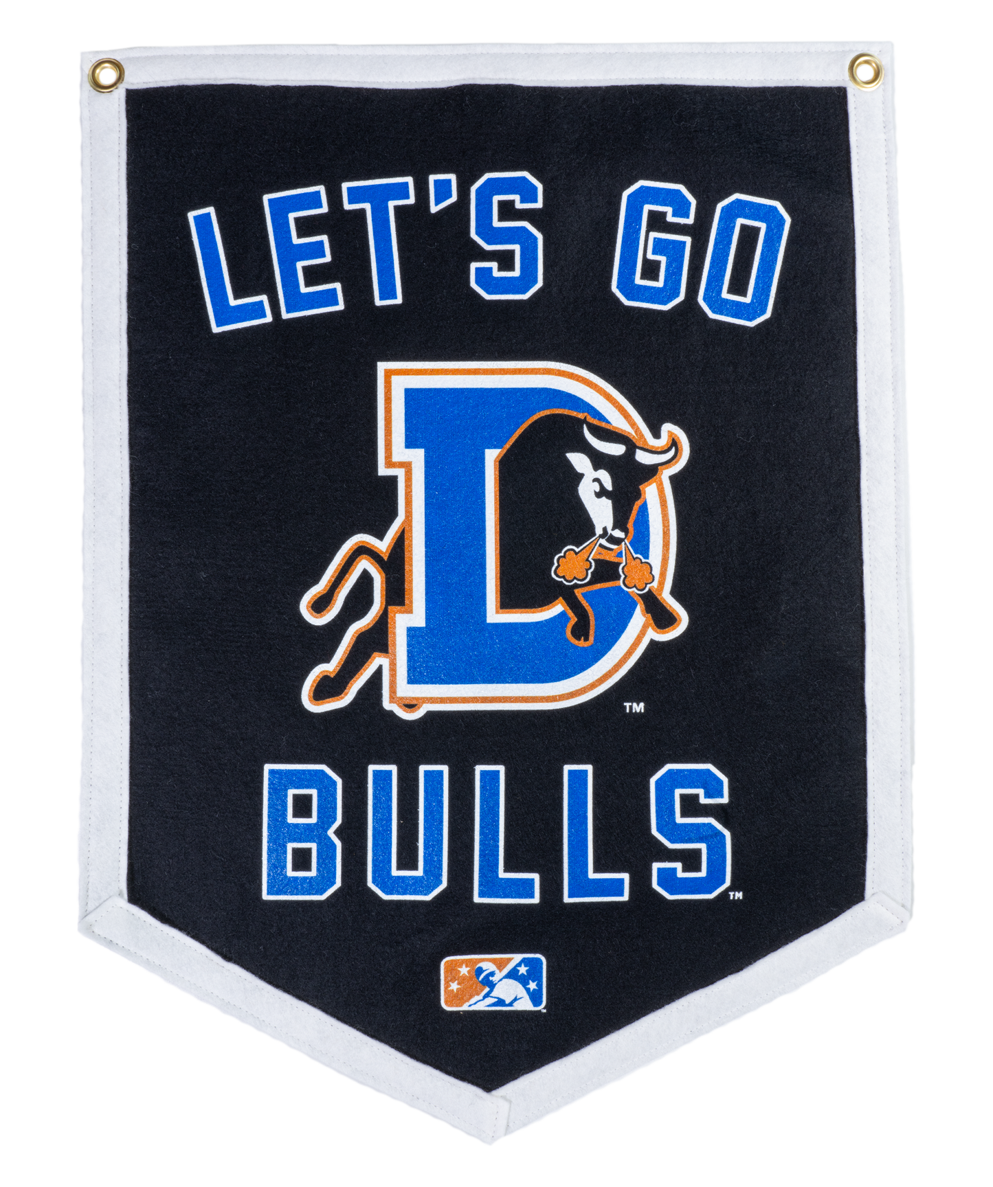 Let's Go Bulls Camp Flag | MiLB x Oxford Pennant