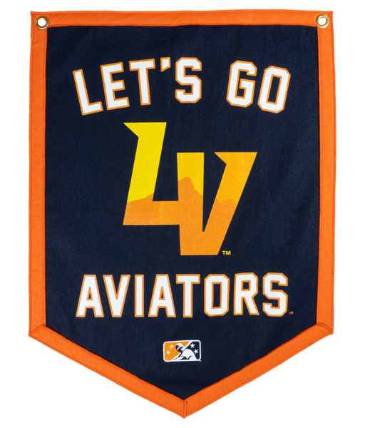 Let's Go Aviators Camp Flag | MiLB x Oxford Pennant