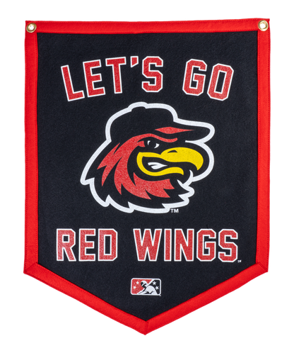 Let's Go Red Wings Camp Flag | MiLB x Oxford Pennant