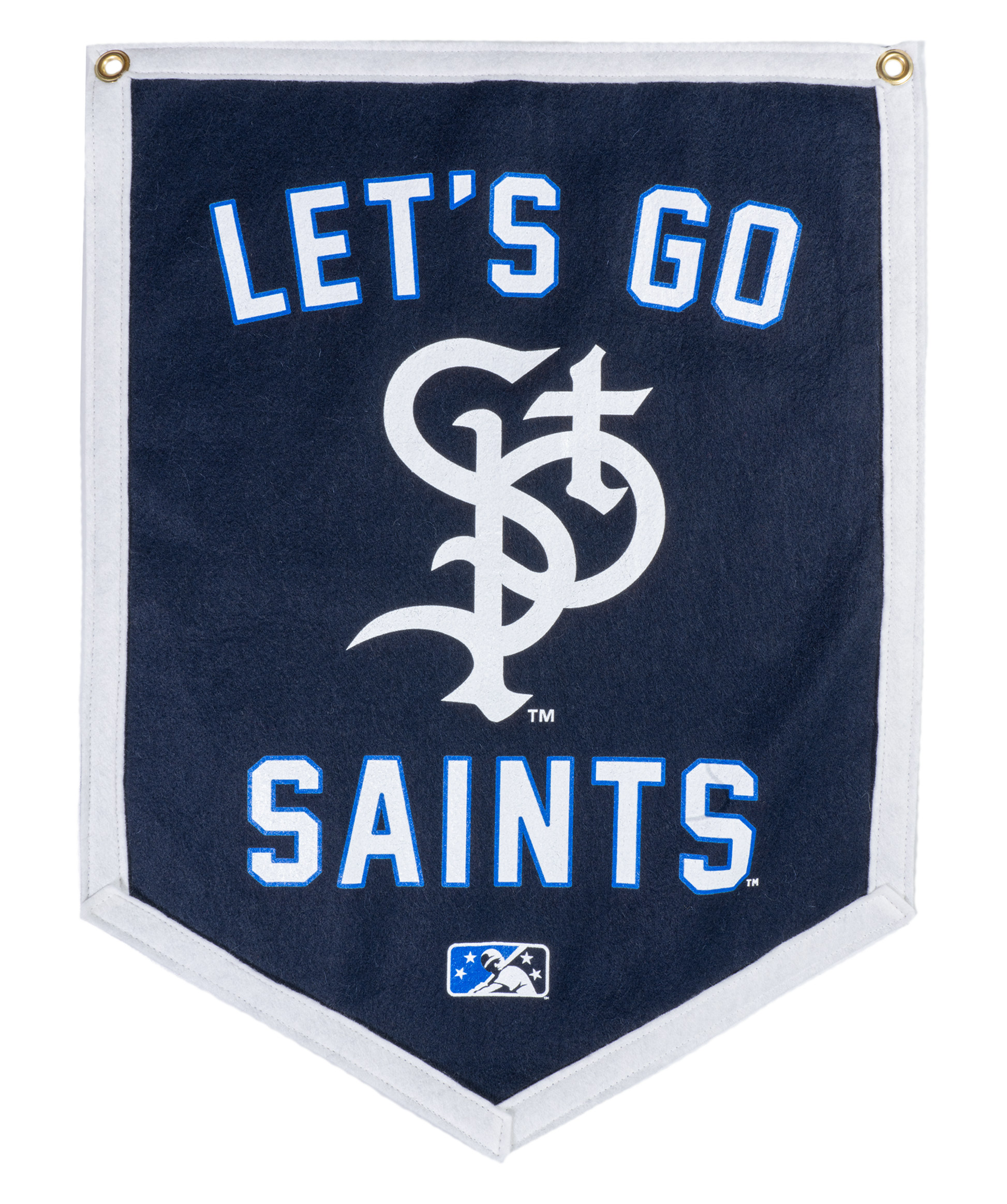 Let's Go Saints Camp Flag | MiLB x Oxford Pennant