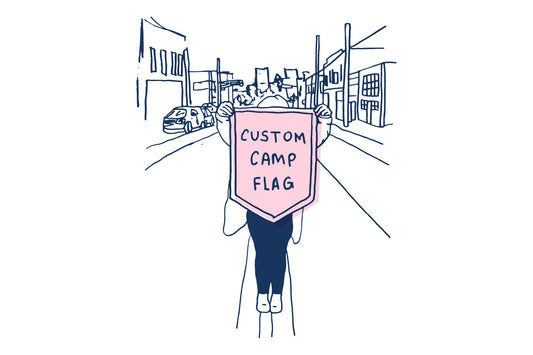 Custom One-Off Camp Flag - 18"x24" Five-Sided - PS