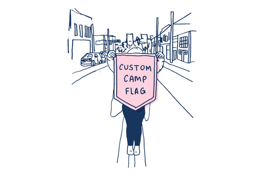 2021 - Custom One-Off Five-Sided Camp Flag - DH
