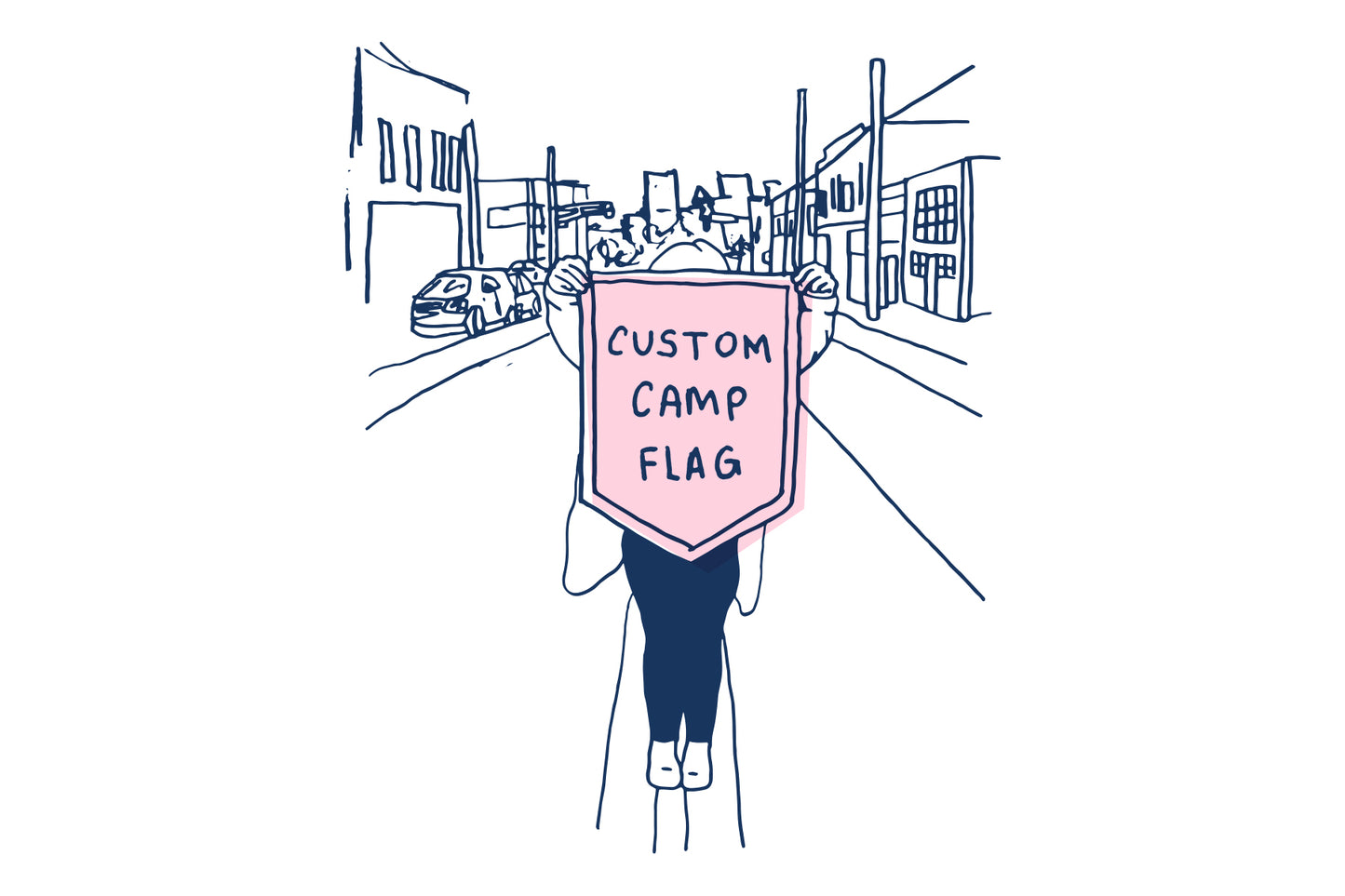 2021 - Custom One-Off Five-Sided Camp Flag - MB