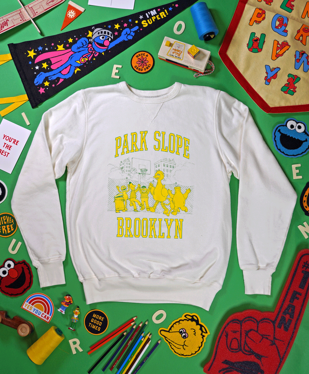 Personalized Crew Neck • Sesame Street x Oxford Pennant