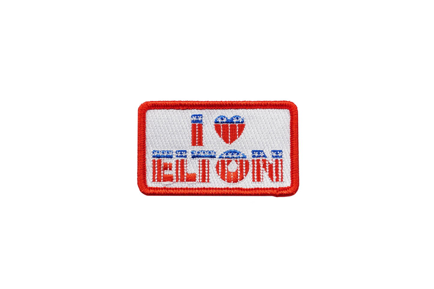 I Heart Elton Embroidered Patch Pack • Elton John x Oxford Pennant