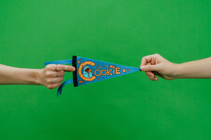 C is for Cookie Mini Pennant • Sesame Street x Oxford Pennant