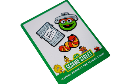 Oscar the Grouch Pin Set • Sesame Street x Oxford Pennant