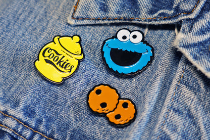Cookie Monster Pin Set • Sesame Street x Oxford Pennant