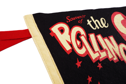 Souvenir of the Rolling Stones Pennant • The Rolling Stones x Oxford Pennant