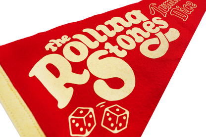 Tumbling Dice Pennant • The Rolling Stones x Oxford Pennant