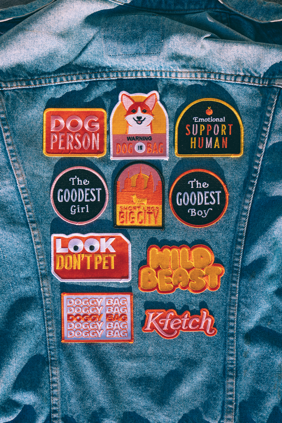 Doggy Bag Embroidered Patch • Maxine x Oxford Pennant