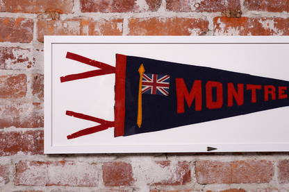 Vintage Montreal Framed Pennant